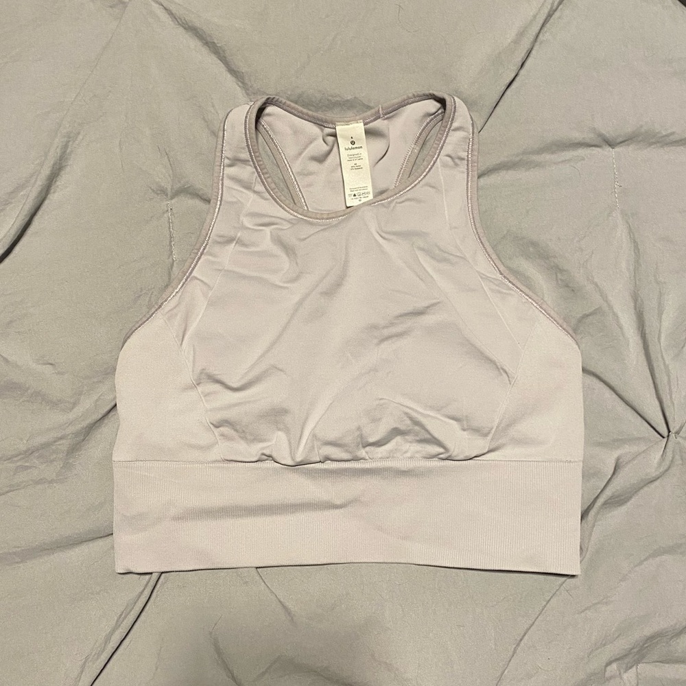 Lululemon lavender padded sports bra size 8